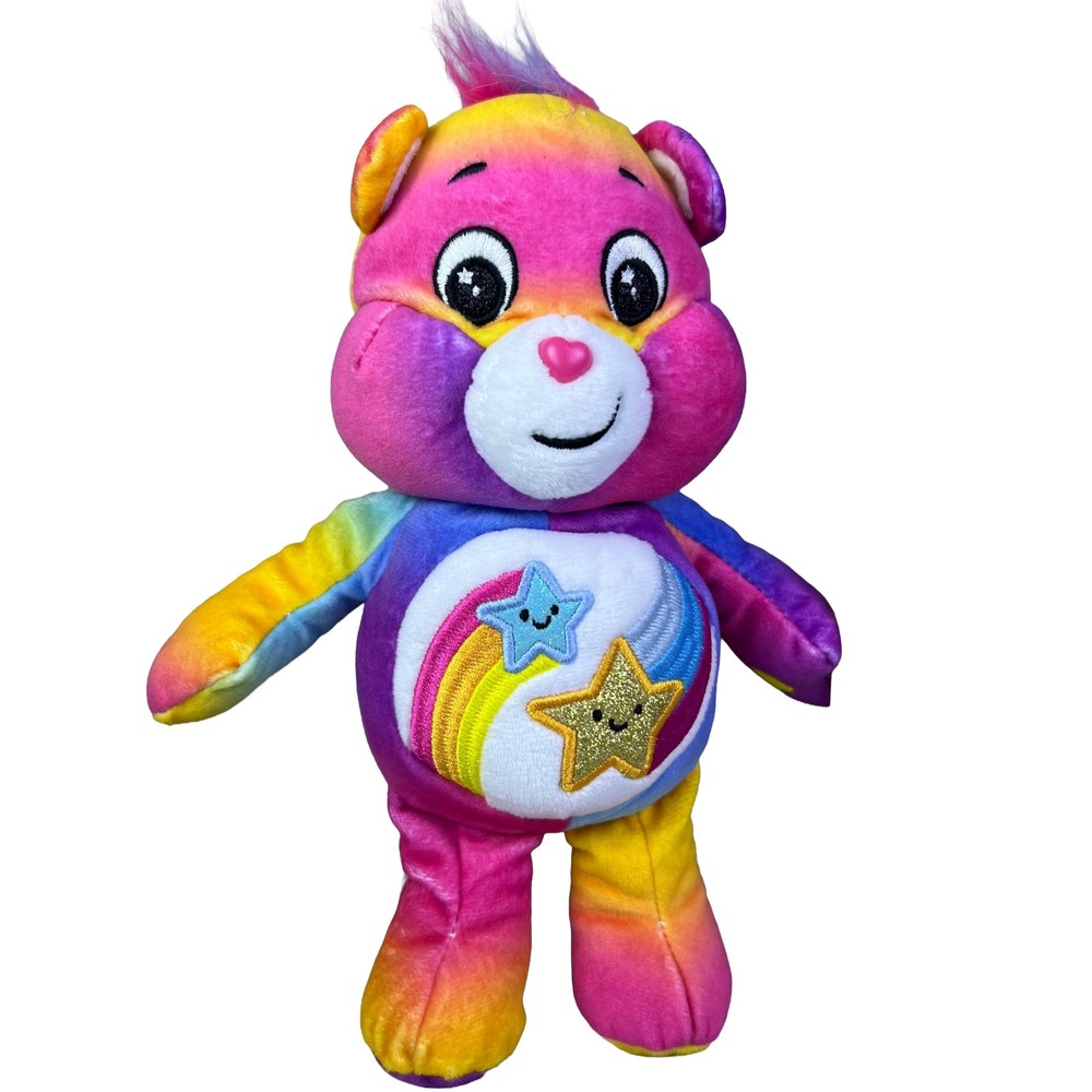 Care Bears Together Bear Plush 2020s Rainbow Tie Dye 9 In Kidcore 2022